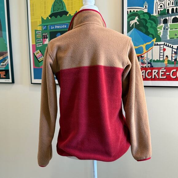 LIKE NEW Patagonia Women's Synchilla Snap-T Fleece in Molten Lava - XS - Picture 5 of 6
